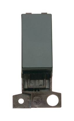 MD004BK  MiniGrid Modules 2 Way 10A Retractive Switch Black